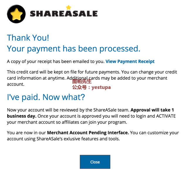 ShareASale-Payment-done
